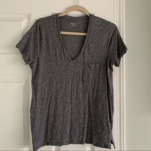 Madewell V-neck pocket tee